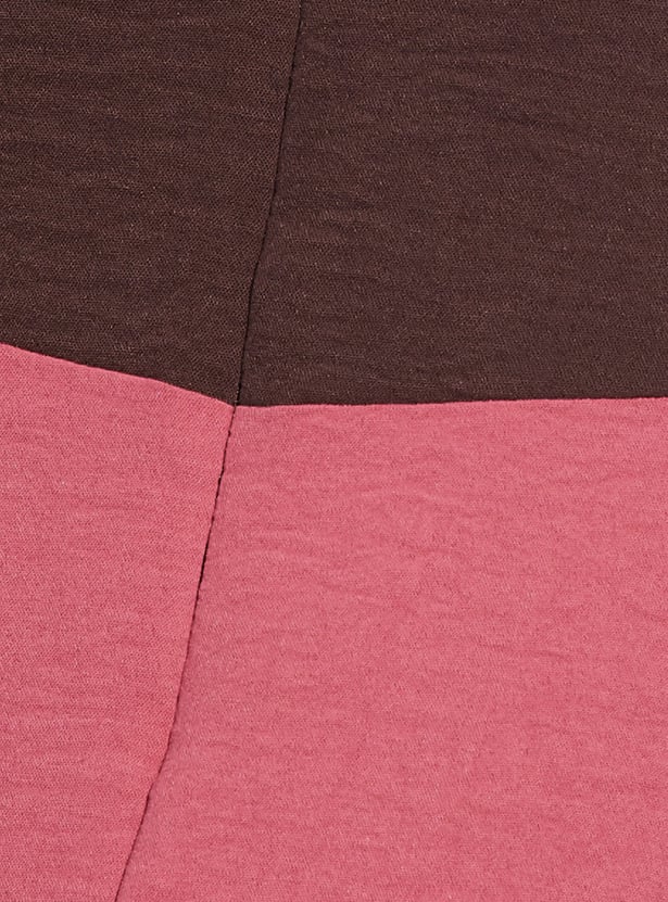 CODE Colourblocked A-Line Dress