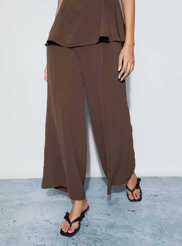 CODE Textured Relaxed Trousers