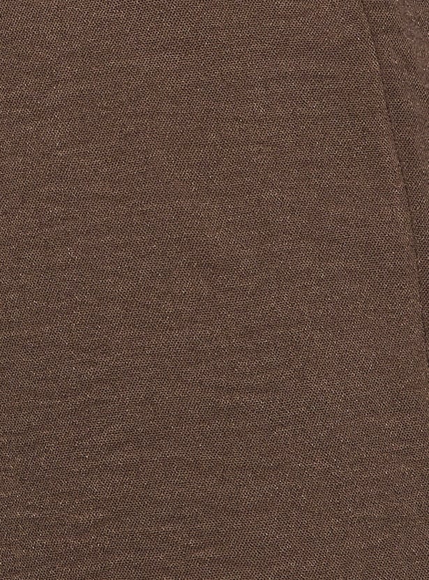 CODE Textured Relaxed Trousers