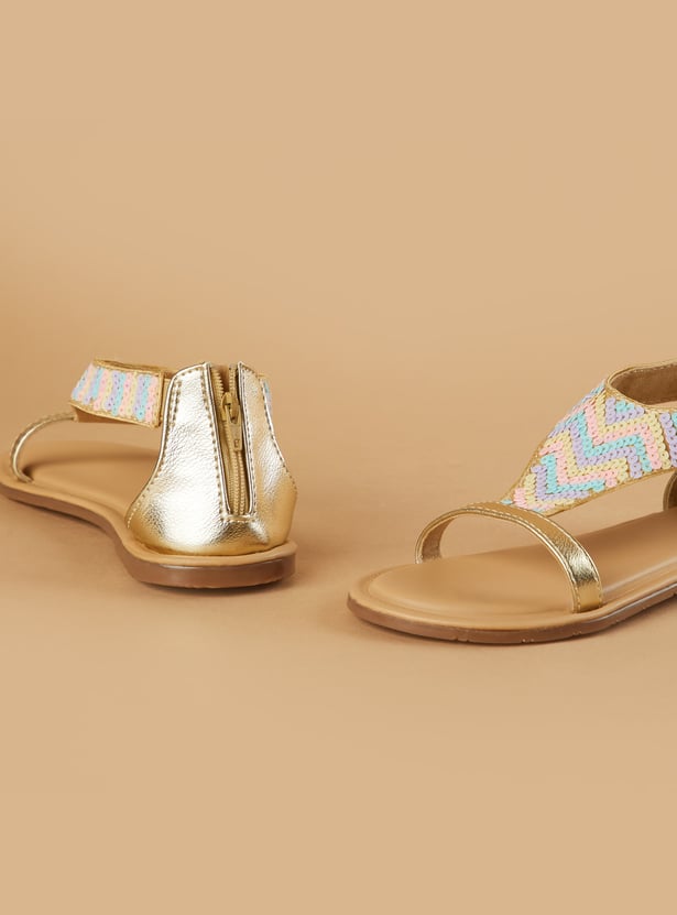 FAME FOREVER Girls Embellished Sandals