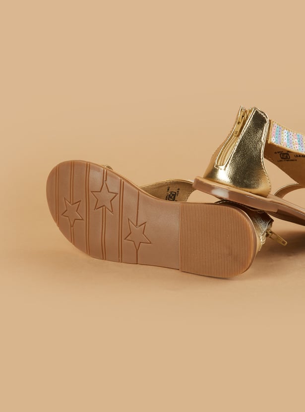 FAME FOREVER Girls Embellished Sandals