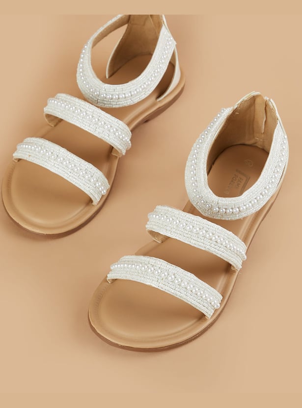 FAME FOREVER Girls Embellished Sandals