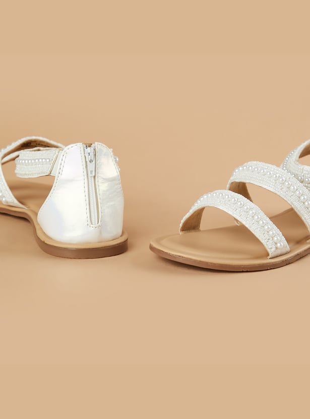 FAME FOREVER Girls Embellished Sandals
