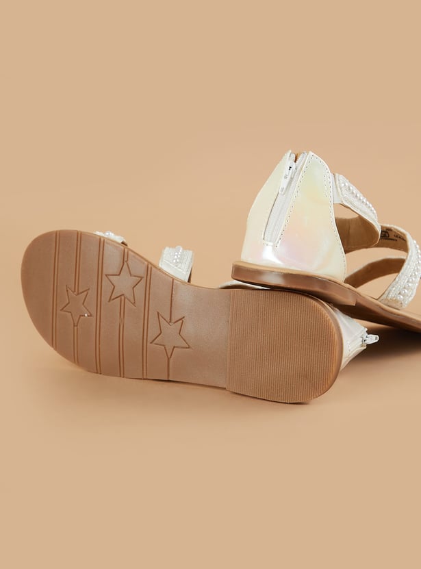 FAME FOREVER Girls Embellished Sandals