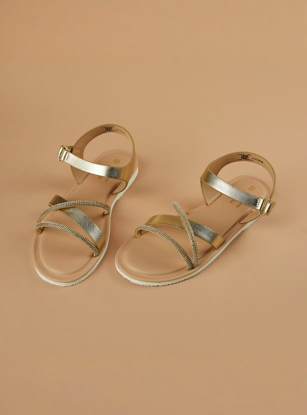 FAME FOREVER Girls Embellished Sandals