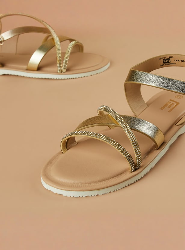 FAME FOREVER Girls Embellished Sandals