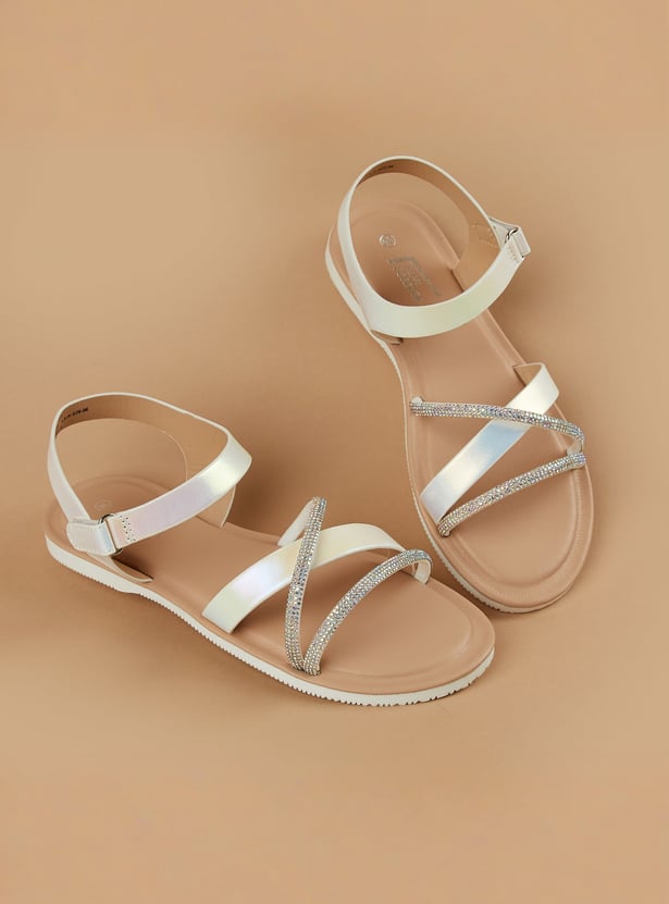 FAME FOREVER Girls Embellished Sandals