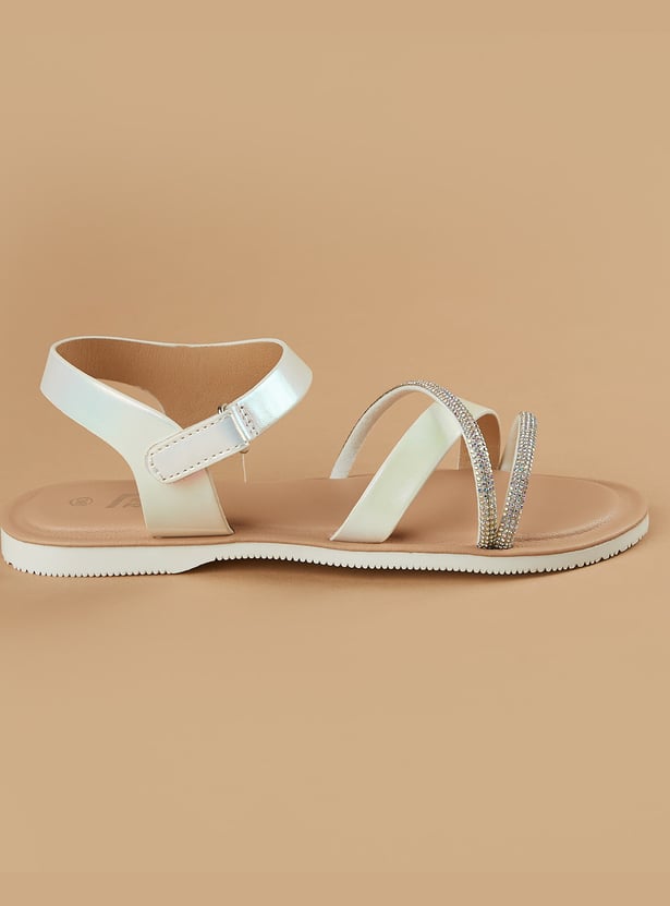 FAME FOREVER Girls Embellished Sandals