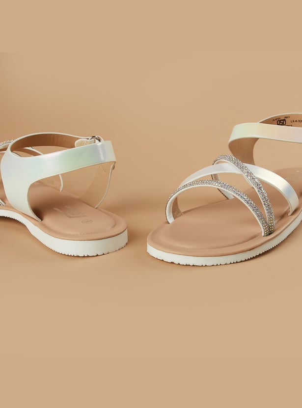 FAME FOREVER Girls Embellished Sandals