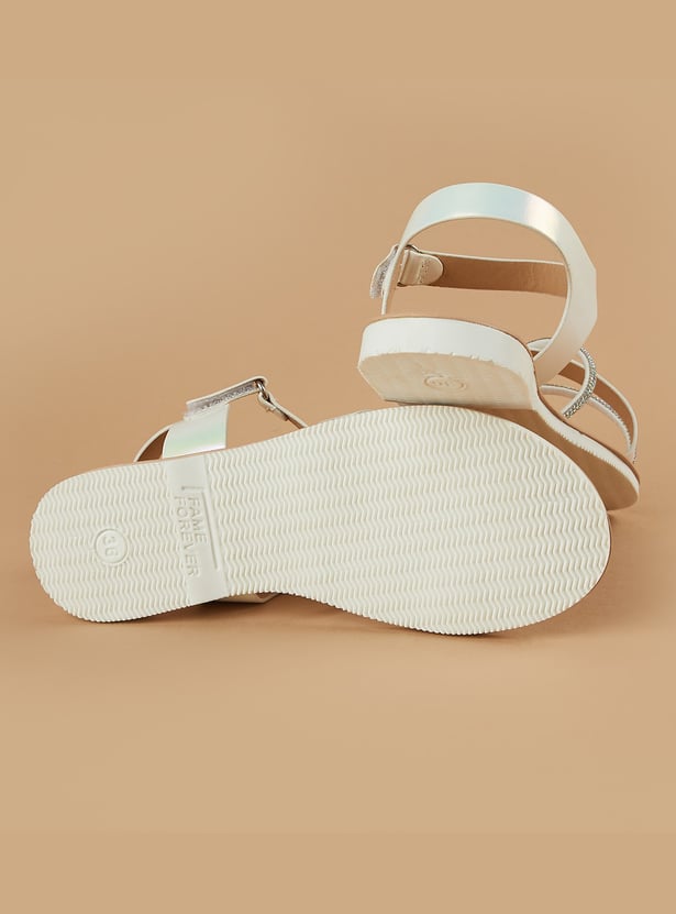 FAME FOREVER Girls Embellished Sandals
