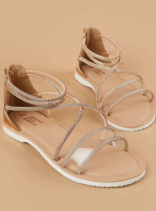 FAME FOREVER Girls Embellished Sandals