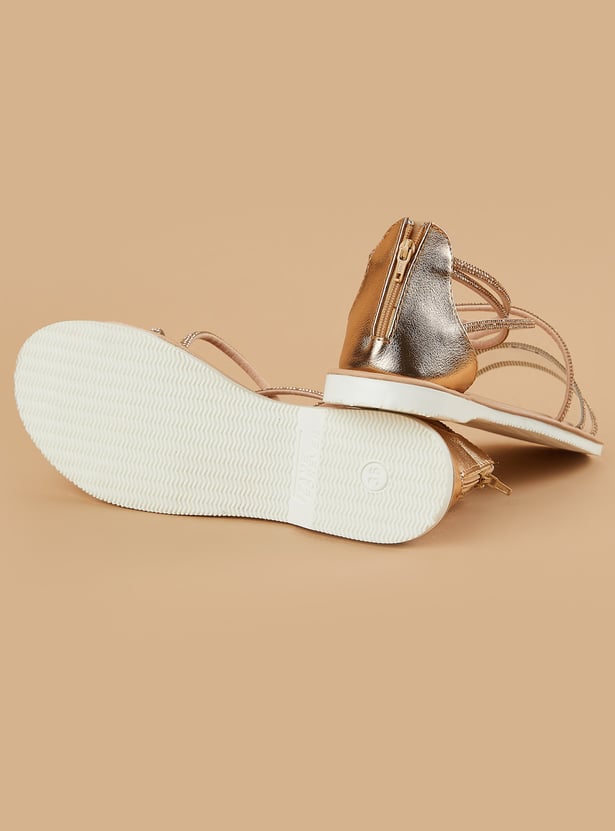 FAME FOREVER Girls Embellished Sandals