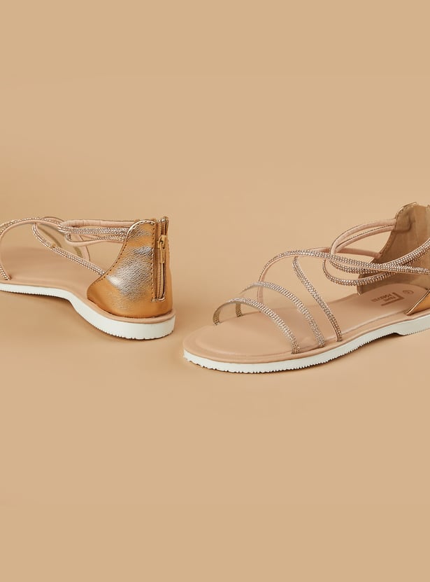 FAME FOREVER Girls Embellished Sandals