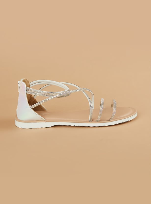 FAME FOREVER Girls Embellished Sandals