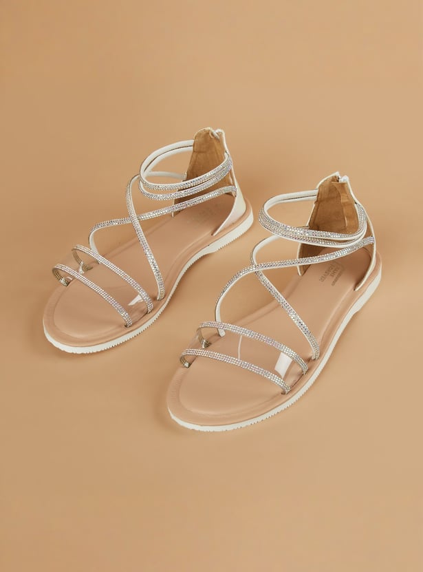 FAME FOREVER Girls Embellished Sandals