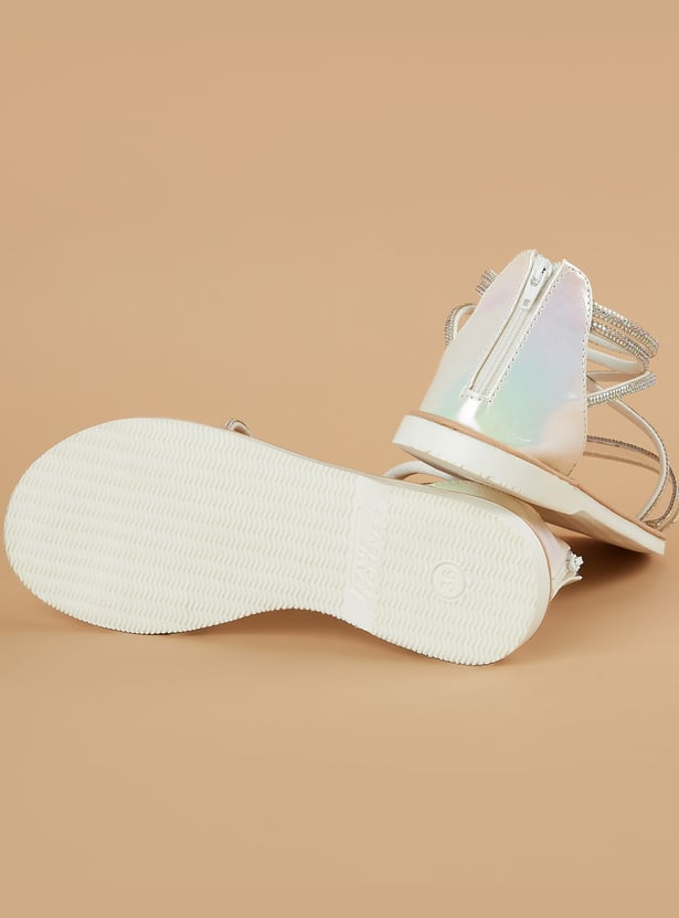FAME FOREVER Girls Embellished Sandals
