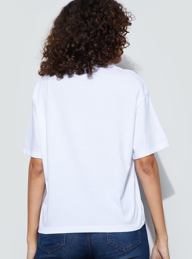 FAME FOREVER Graphic Print T-shirt