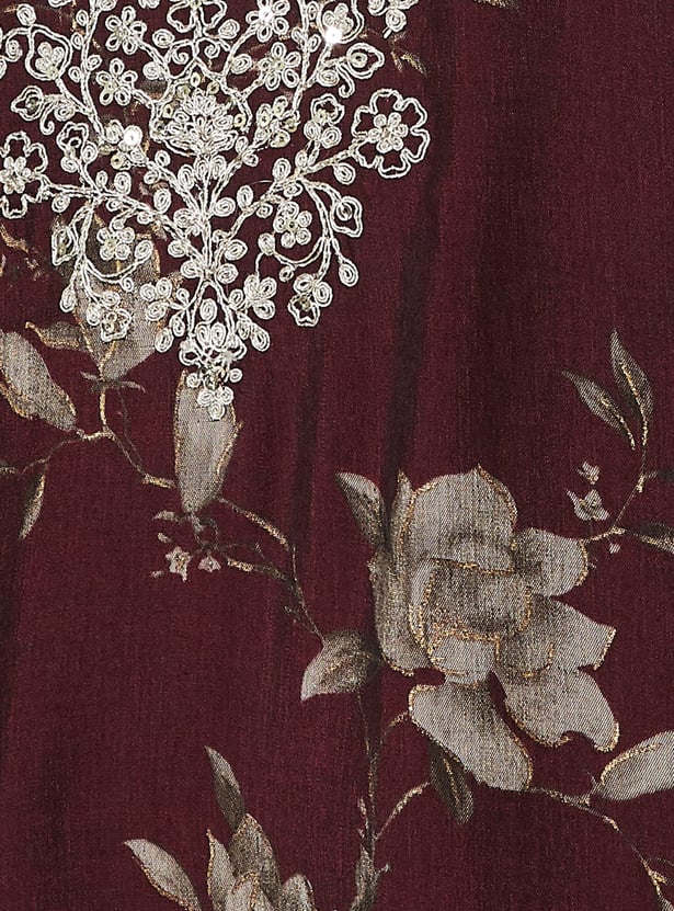 MELANGE Embroidered Straight Kurta