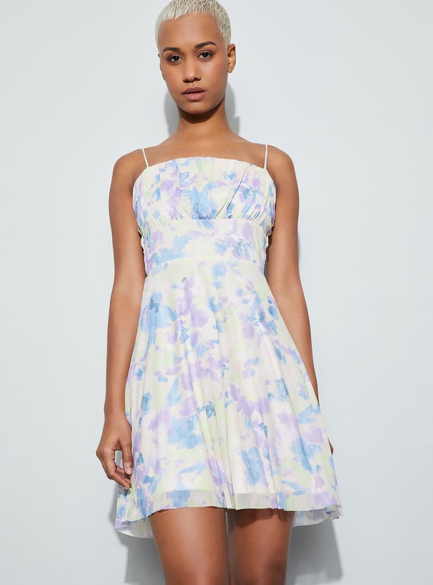GINGER Printed A-line Dress