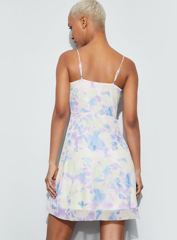 GINGER Printed A-line Dress