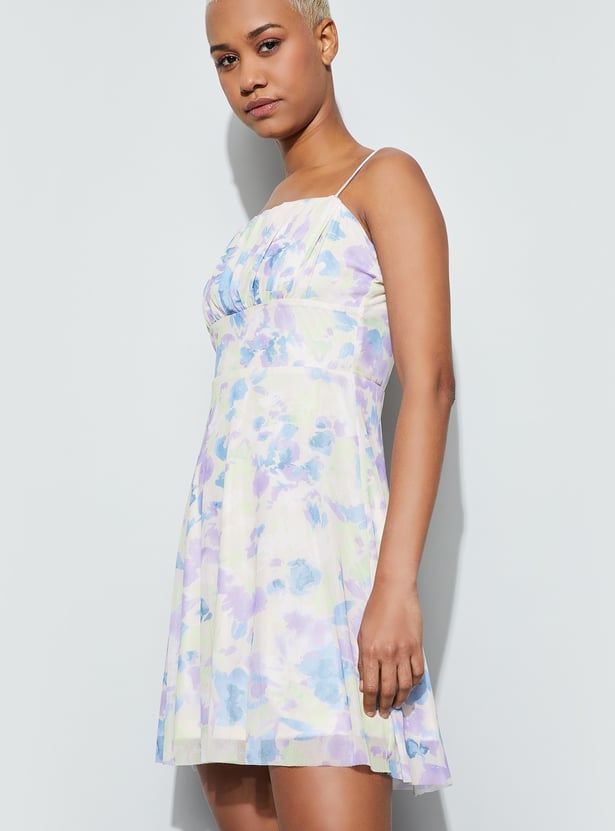 GINGER Printed A-line Dress