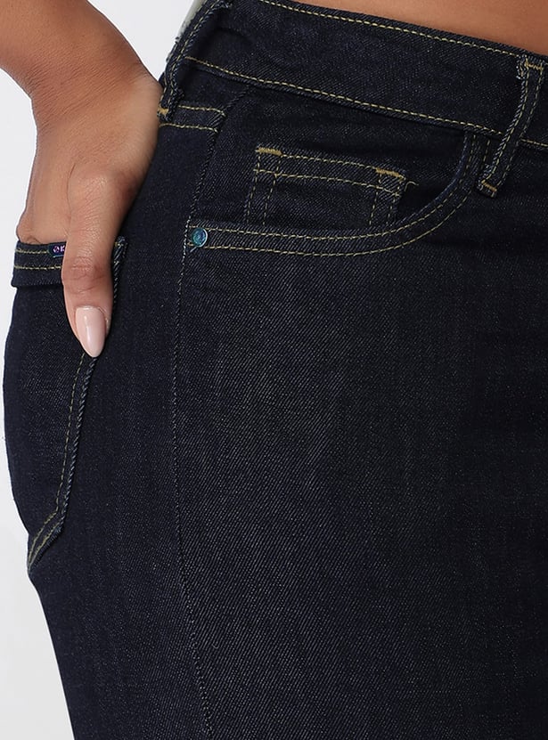 KRAUS Solid Straight Fit Jeans