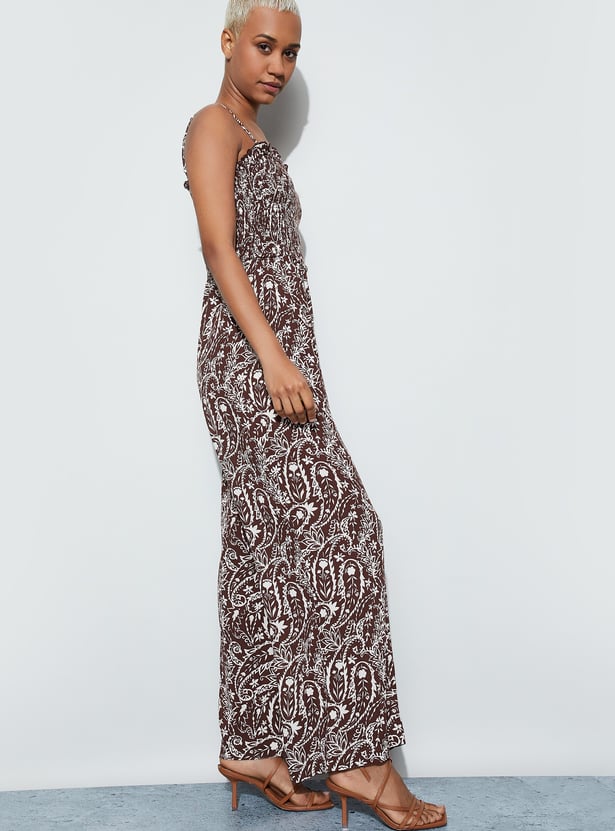 GINGER Paisley Print Jumpsuit