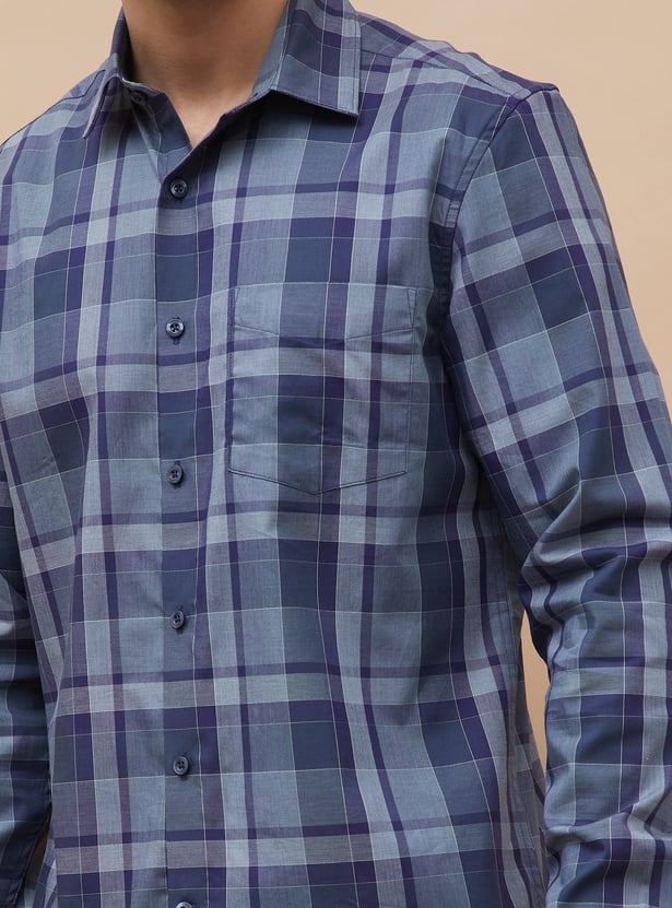CODE Checked Regular Fit Shirt