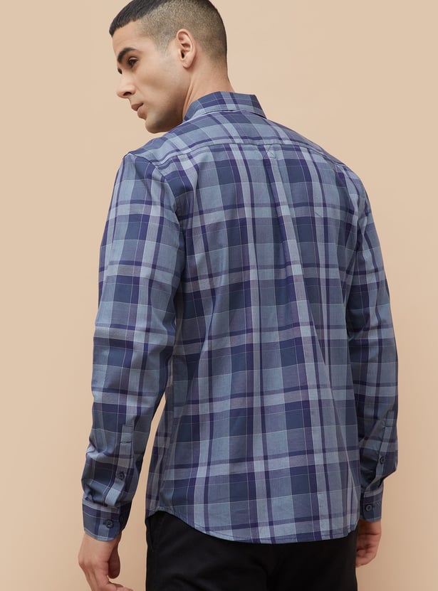 CODE Checked Regular Fit Shirt