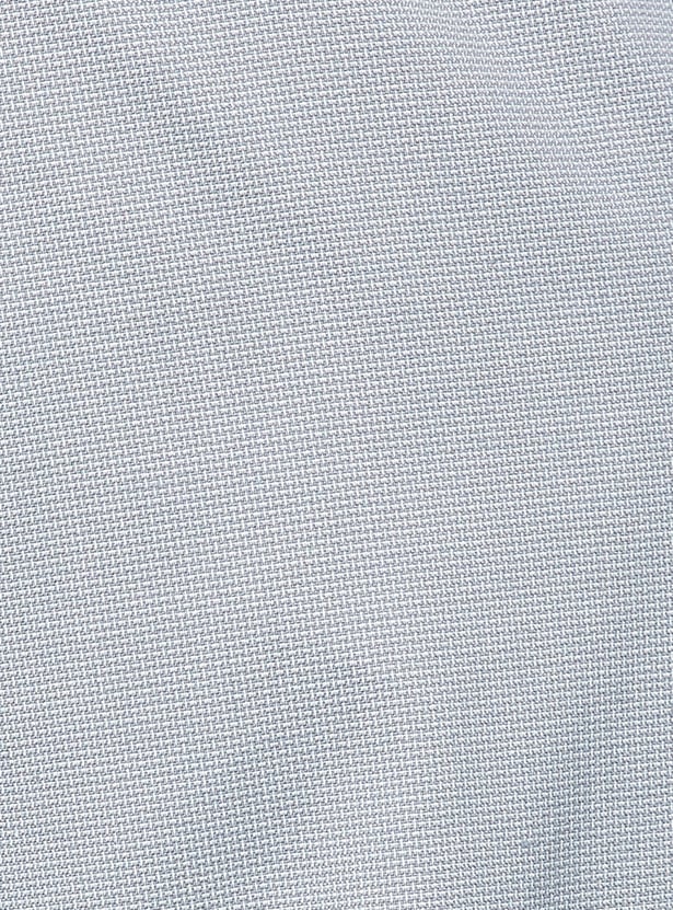 CODE Textured Regular Fit Formal Trousers
