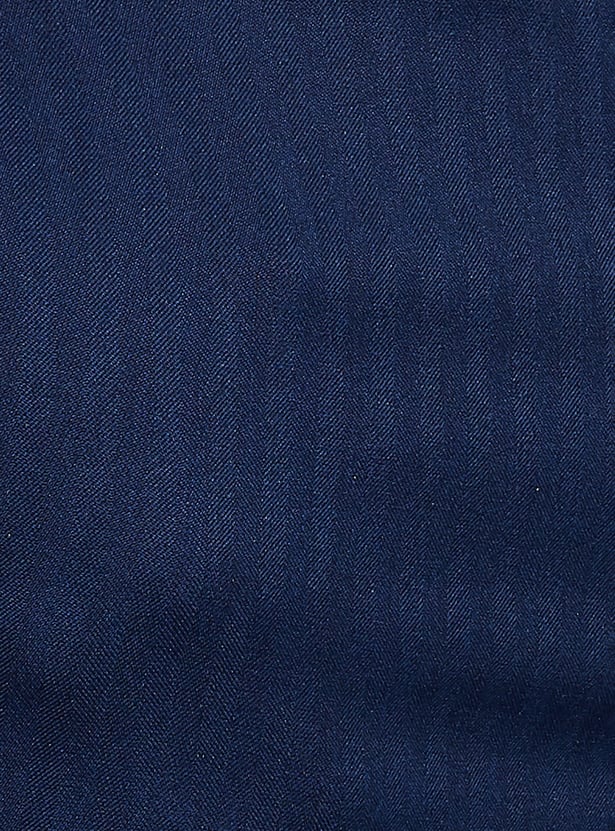 CODE Herringbone Slim Tapered Formal Trousers