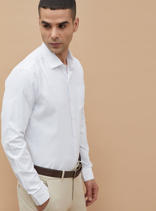 CODE Printed Slim Fit Formal Shirt