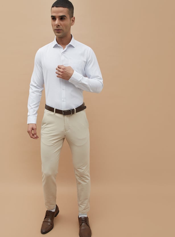 CODE Printed Slim Fit Formal Shirt