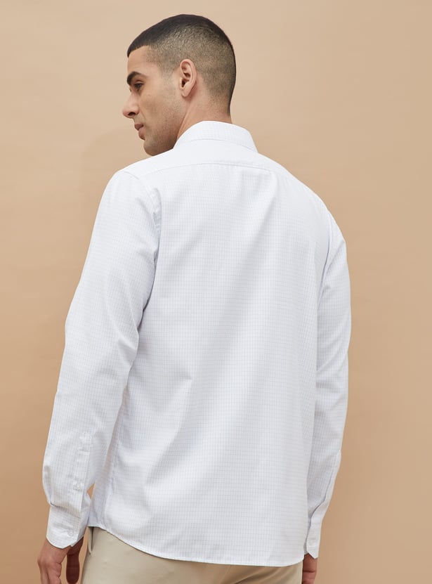 CODE Printed Slim Fit Formal Shirt