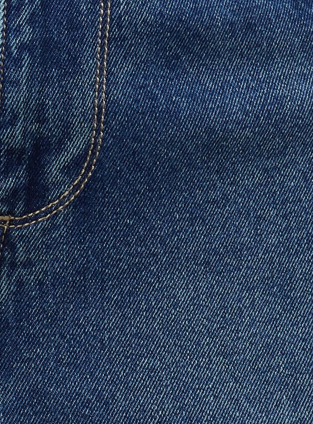 FORCA Dark Washed Loose Fit Jeans