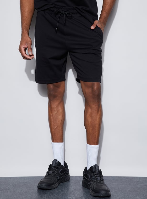 KAPPA Solid Knit Sports Shorts