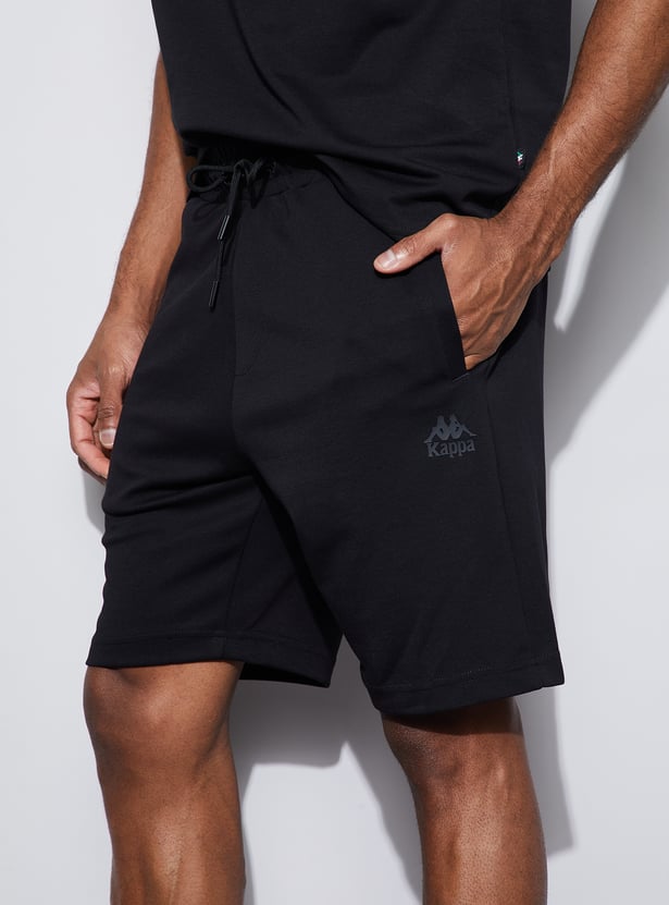 KAPPA Solid Knit Sports Shorts