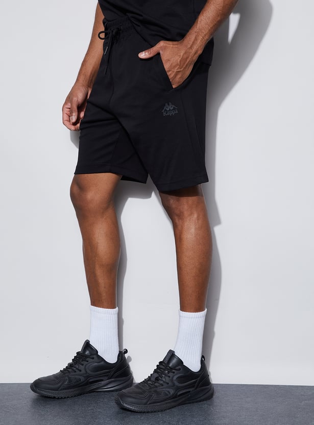 KAPPA Solid Knit Sports Shorts