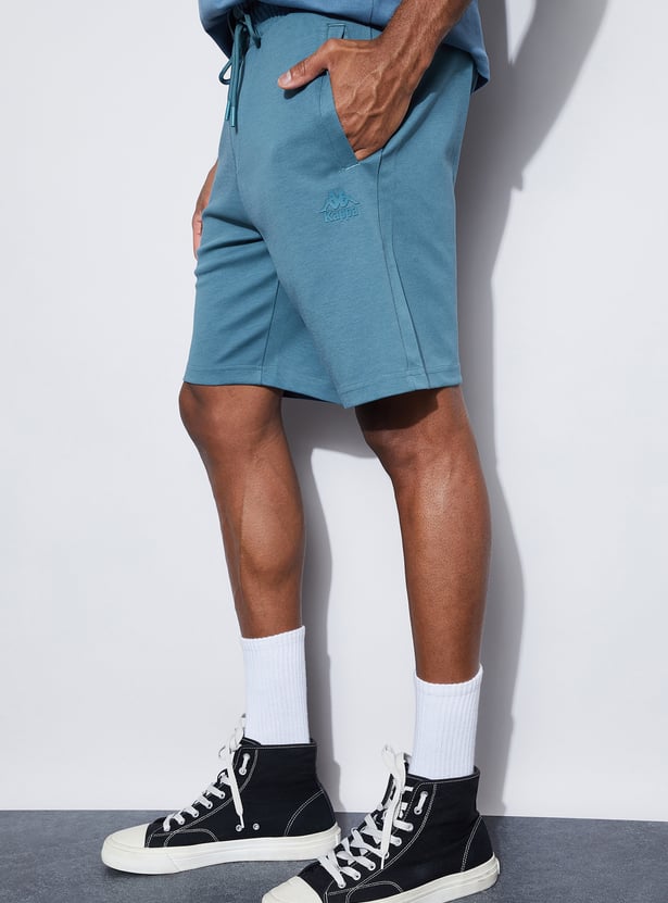 KAPPA Solid Knit Sports Shorts