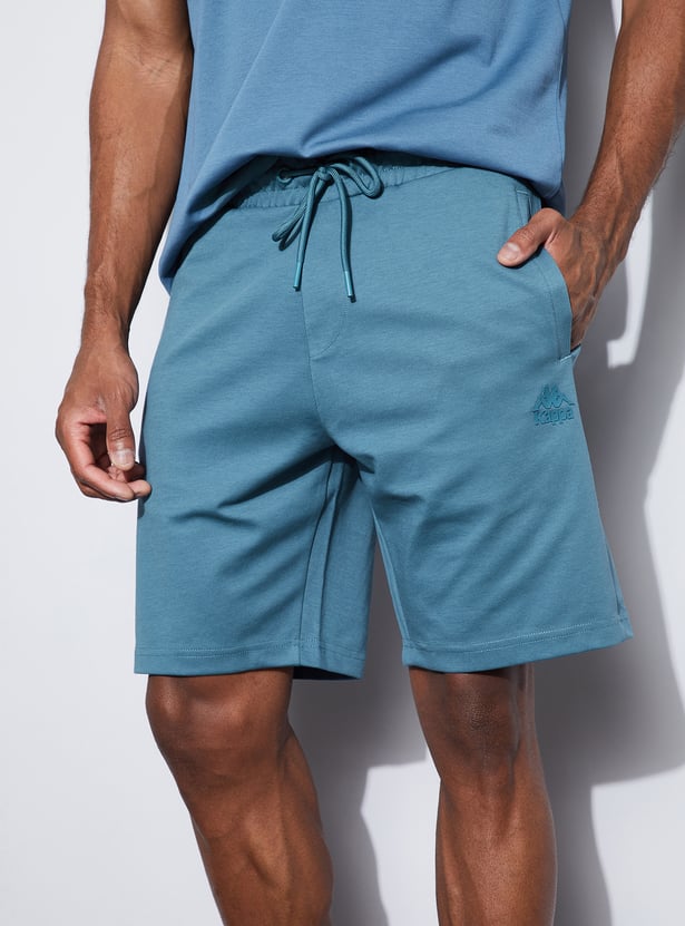 KAPPA Solid Knit Sports Shorts