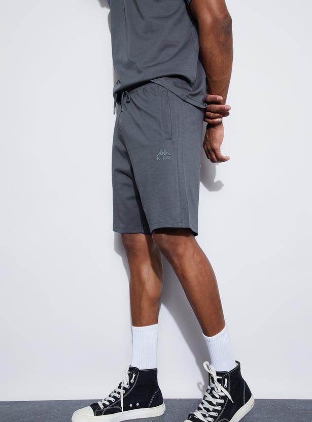 KAPPA Solid Knit Sports Shorts