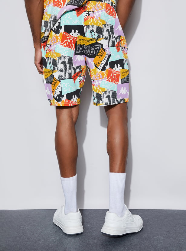 KAPPA Graphic Print Regular Shorts