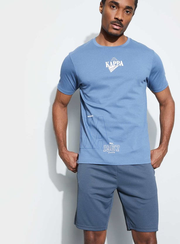 KAPPA Printed Crew Neck T-shirt