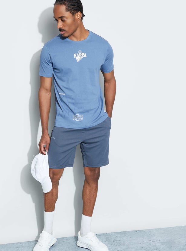 KAPPA Printed Crew Neck T-shirt