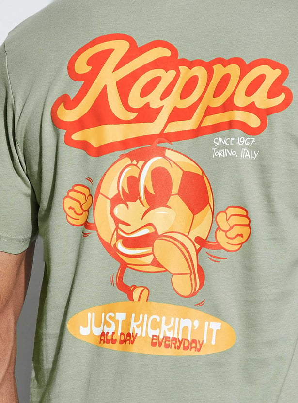 KAPPA Printed Crew Neck T-shirt