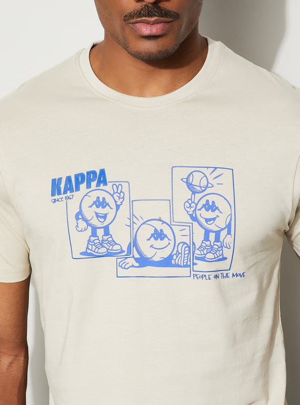 KAPPA Graphic Print Crew Neck T-shirt