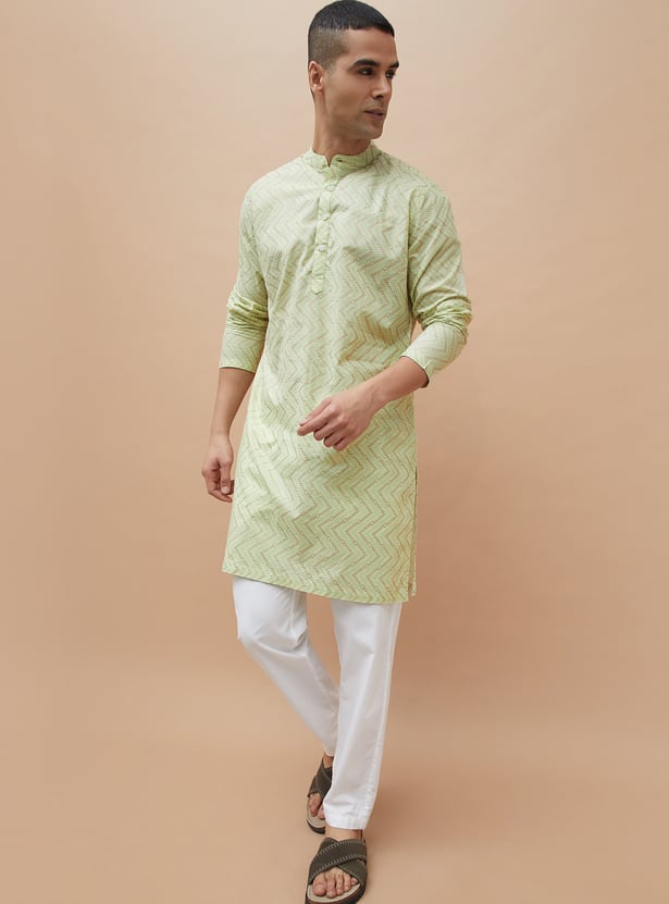 MELANGE Printed Straight Kurta