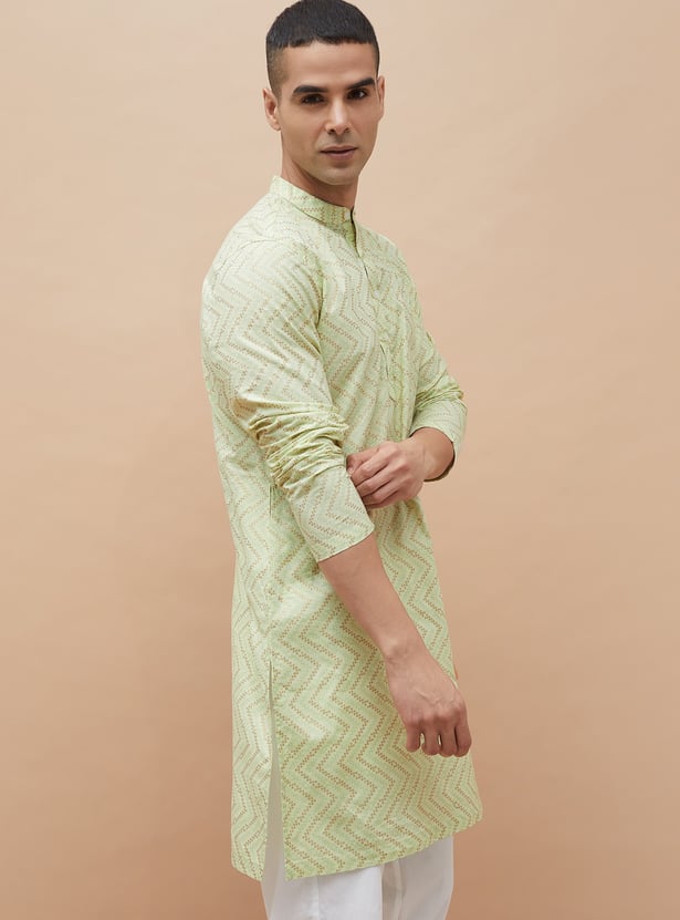 MELANGE Printed Straight Kurta
