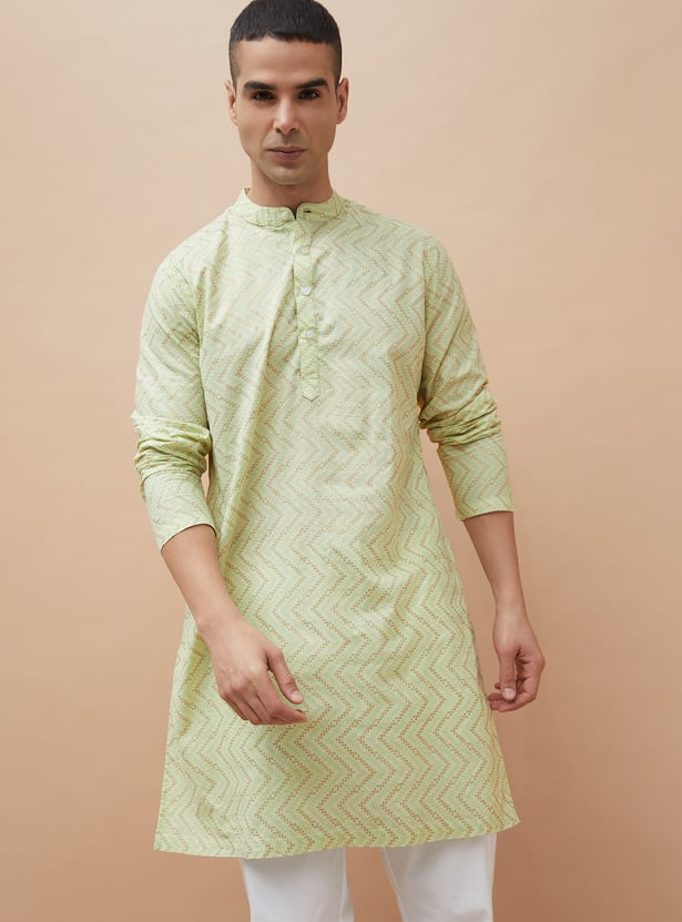 MELANGE Printed Straight Kurta