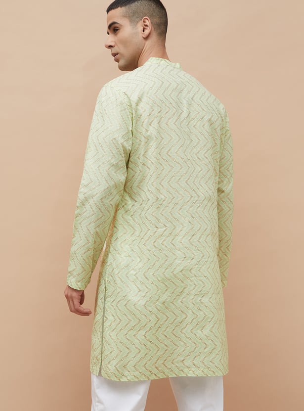 MELANGE Printed Straight Kurta